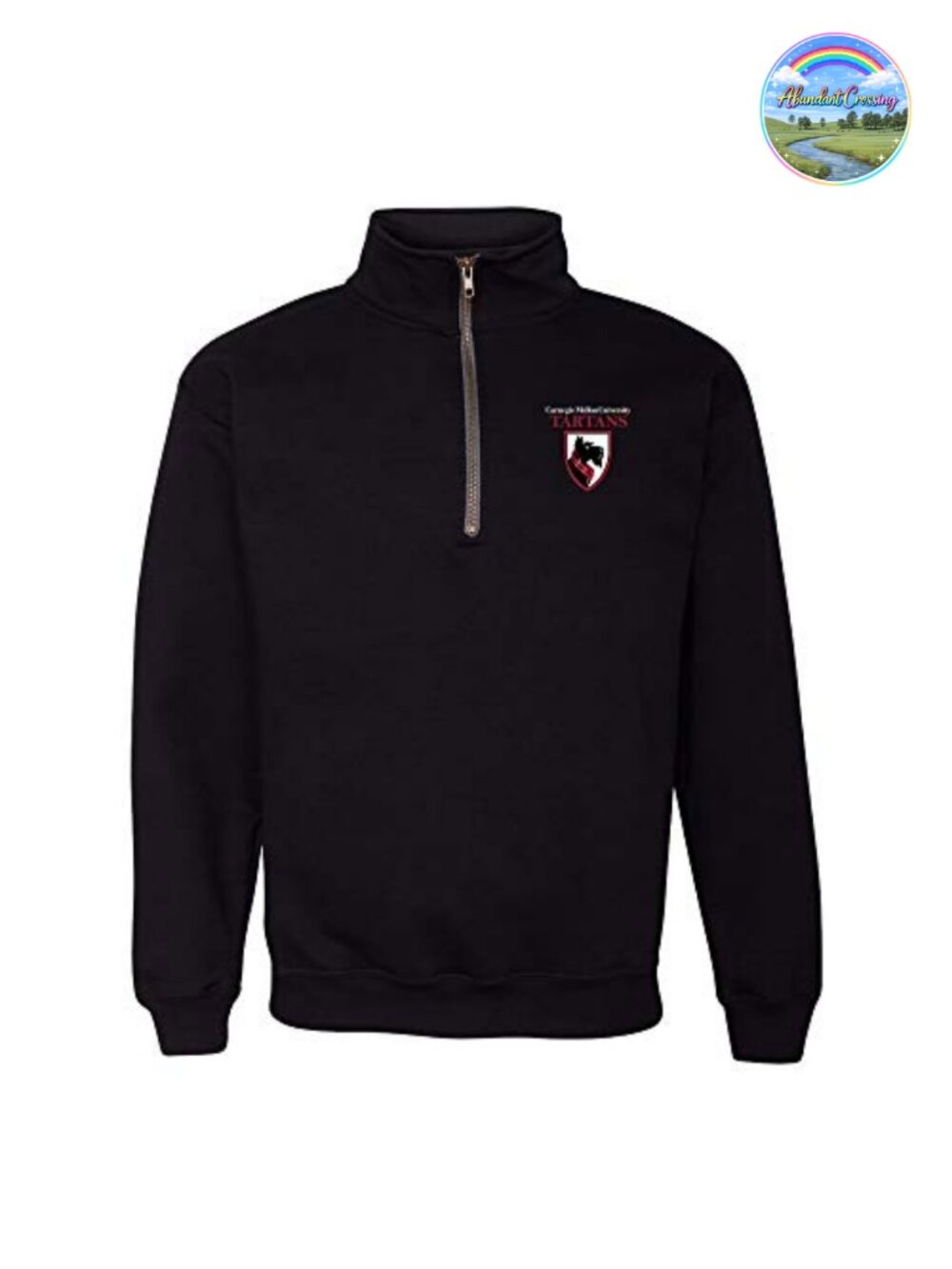 NCAA 1/4 Zip Sweatshirt Unisex Cotton Polyester Pullover